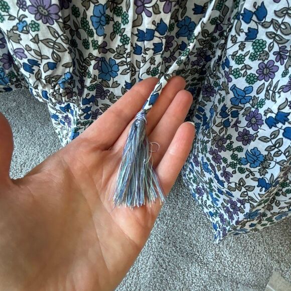 NWT Grace Holiday peplum blouse, Small $90 C41 - Picture 5 of 5